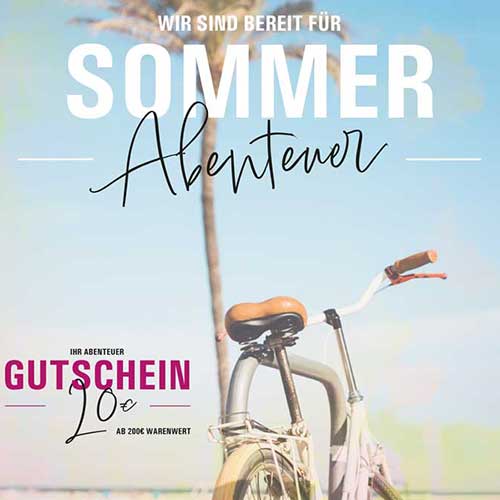 WIR SIND BEREIT FÜR SOMMER ABENTEUER